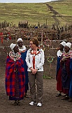 Masai women and Agnetha